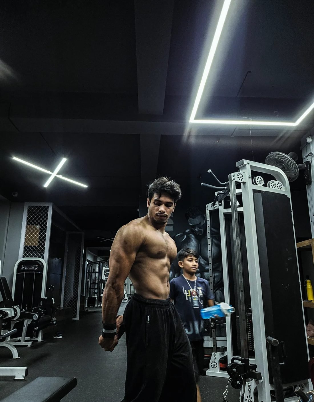 Head coach Akash Basak at Muscle Mansion Gym