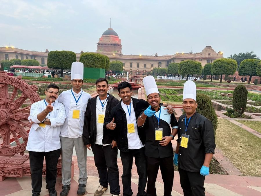 The team at Rashtrapati Bhavan on Republic Day